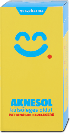 Külsőleges oldat pattanások ellen Aknesol