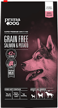 granule pro psy losos a brambory prima DOG