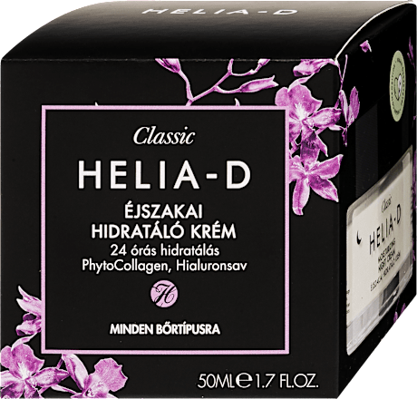 Éjszakai arckrém, hidratáló HELIA-D