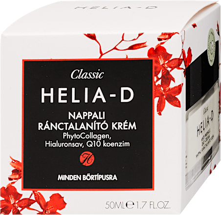 Nappali ránctalanító krém UVA/UVB szűrővel HELIA-D