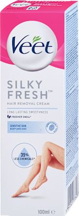 Depilacijska krema za občutljivo kožo Silky Fresh Veet