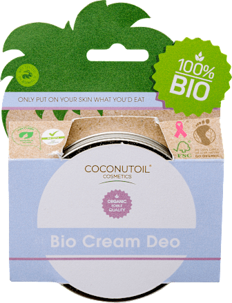 Bio krémdezodor érzékeny bőrűeknek Coconutoil Cosmetics
