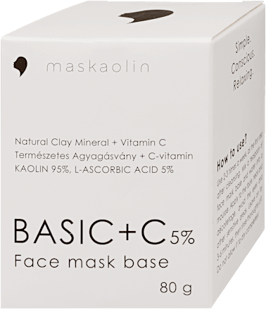 Arcpakolás BASIC+C, 5% C-vitaminnal Maskaolin