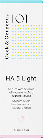Serum HA 5 Light extra hidratant  Geek&Gorgeous