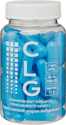 Gyógynövényeket tartalmazó kapszula  CLG