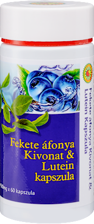 Fekete áfonya kapszula luteinnel SUN MOON PATIKA