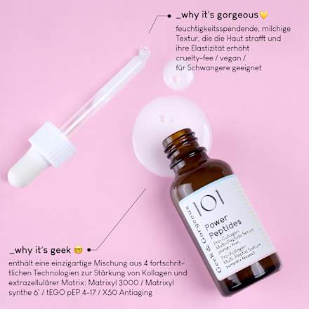 Gesichtsserum 101 Power Peptides Geek&Gorgeous