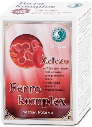 Kapsuly Ferro komplex železo Dr. Chen Patika