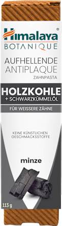 Zahnpasta Aufhellende Antiplaque mit Holzkohle Himalaya