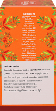 Herbatka Rooibos English Tea Shop