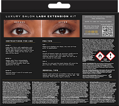 Künstliche Wimpern Underlash Natural Salon Curl Kit Eylure