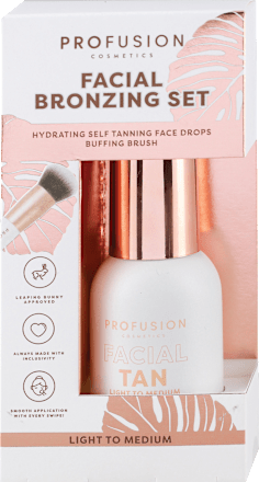 Set za postizanje bronzanog tena lica - light/medium PROFUSION COSMETICS