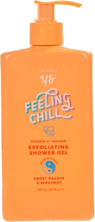 Żel pod prysznic złuszczający Feeling Chill słodka pomarańcza i bergamotka z infuzją witaminy C YES STUDIO