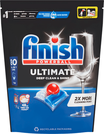 Kapsuly do umývačky riadu Ultimate Deep Clean & Shine Finish