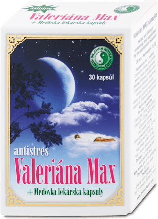 Kapsuly Valeriána Max + Medovka lekárska antistres Dr. Chen Patika