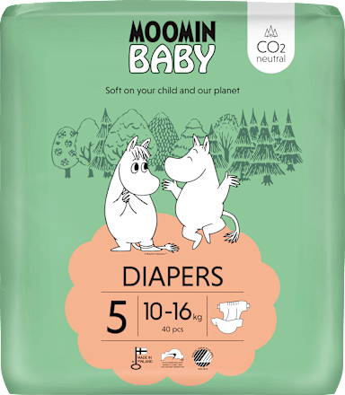 Windeln Gr. 5 (10-16 kg) Moomin Baby