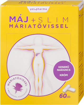 Máj+slim máriatövissel kapszula Yespharma