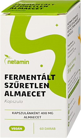 Fermentált szűretlen almaecet kapszula netamin