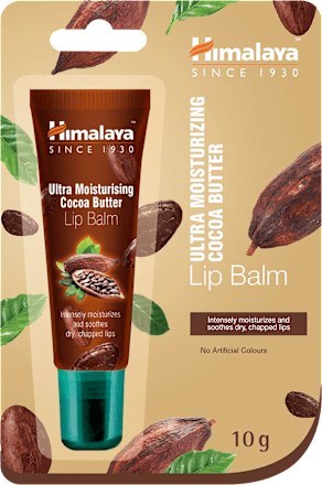Хидратиращ балсам за устни с какаово масло Himalaya