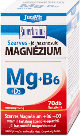 Szerves magnézium+B6+D3 tabletta JutaVit