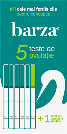 Teste de ovulație + un test de sarcină barza