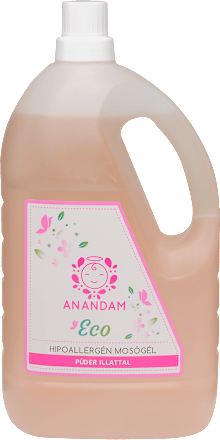 Eco mosógél, hipoallergén, púder illattal Anandam