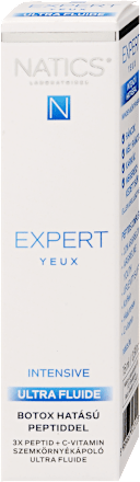 EXPERT YEUX - 3x peptid + C-vitamin + hialuron szemkörnyékápoló ultra fluide Botox hatású peptiddel Natics
