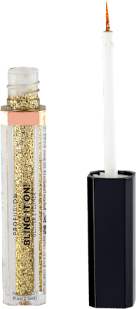 BLING IT ON! Tečni ajlajner sa šljokicama u zlatnoj boji PROFUSION COSMETICS