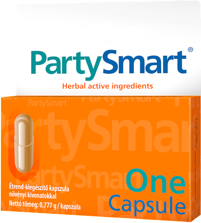 Хранителна добавка за махмурлук, 7,7 g Party Smart