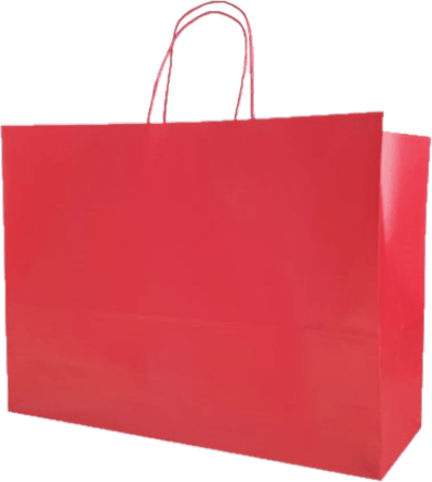 Pungă cadou medie rosu 40/31/12 cm SAV COM