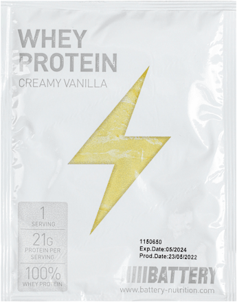 WHEY PROTEIN - creamy vanila BATTERY