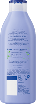 Oljni losjon za telo Cherry Blossom & Jojoba Oil  NIVEA