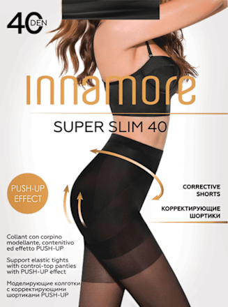 Super Slim štrample 40 DEN, vel. 4 nero Innamore