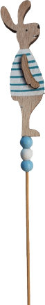 Ukras na štapiću – zec, više vrsta Dekoracije