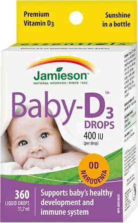 Kvapky Baby - vitamín D3 - od narodenia Jamieson