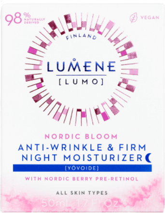 Nordic Bloom noćna krema za lice LUMENE