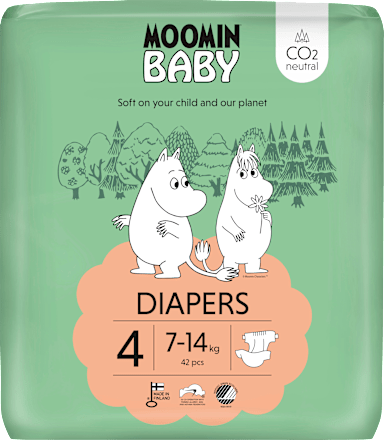 Windeln Gr. 4 (7-14 kg) Moomin Baby