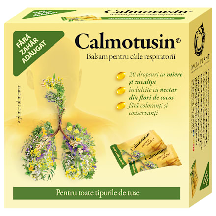 Calmotusin drops Dacia Plant