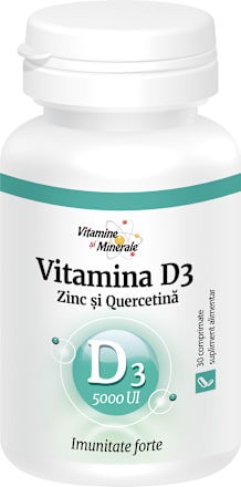 Vitamina D3  cu Zinc și Quercetina Dacia Plant