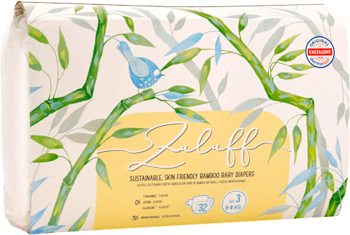 Scutece biodegradabile mărimea 3 Zuluff