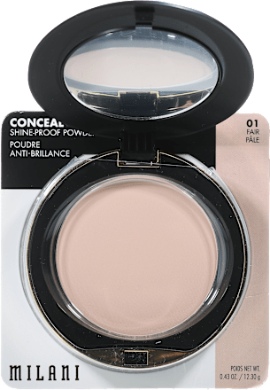 Conceal + Perfect Shine-Proof kompaktni puder – 01 Fair MILANI