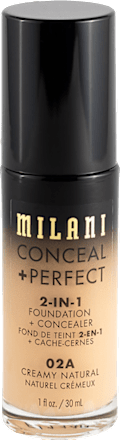 Conceal + Perfect 2-in-1 tekući puder – 02A Creamy Natural  MILANI