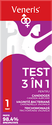 Test 3 în 1 pentru candidoză-vaginită bacteriană-trichomoniază Veneris