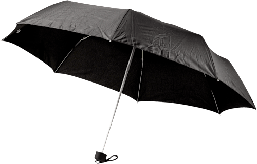Kišobran 3403B - sklopivi, mali, crna boja SUSINO