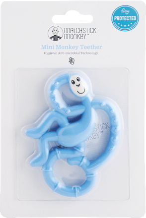 Silikónové hryzadlo Mini Monkey - chlapčenský motív Matchstick Monkey