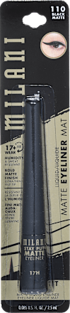 Tekoče črtalo za oči Stay put Matte, 110 Black Matte MILANI