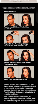 Streuhaar zur Haarverdichtung Mittelbraun Toppik