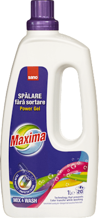 Гел за пране MIX&WASH sano Maxima