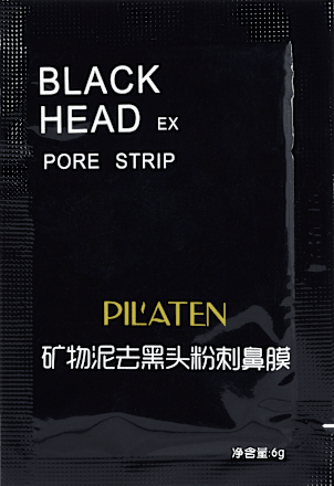 Black Head černá slupovací maska Pilaten