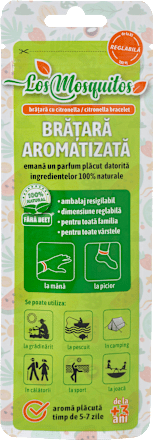 Brățară aromatizată textilă Los Mosquitos